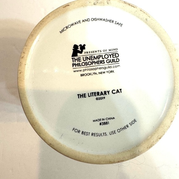 Literary Cat Mug - Kitten Quotes From Famous Writers 12 Oz Coffee Cup - Picture 8 of 8